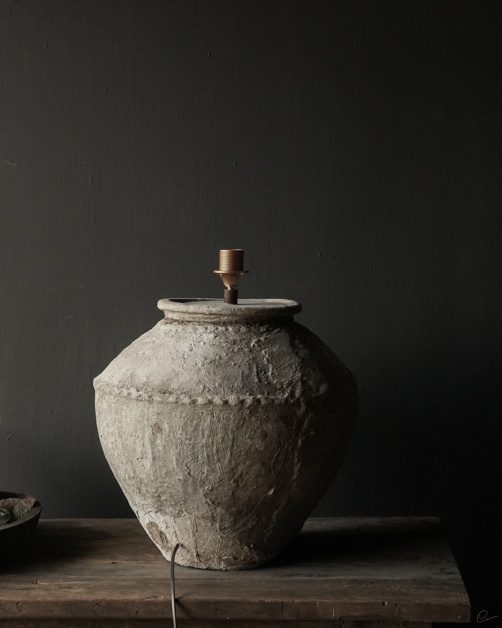 Kruiklamp van oude Authentieke Waterpot-5