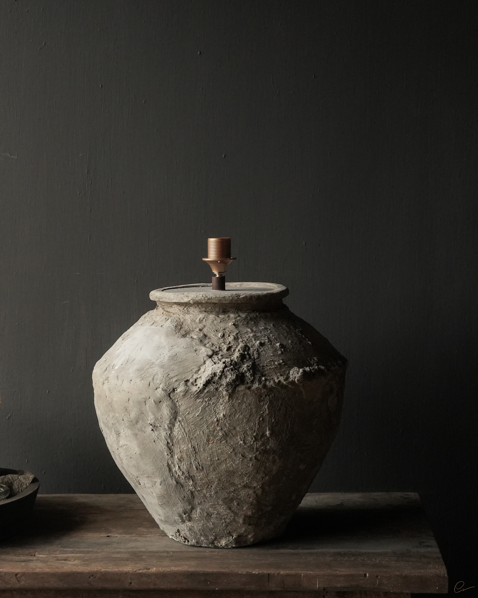 Kruiklamp van oude Authentieke Waterpot-6