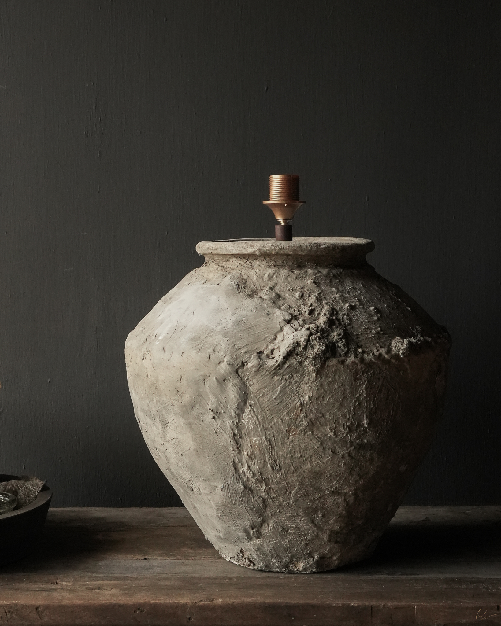 Kruiklamp van oude Authentieke Waterpot-7