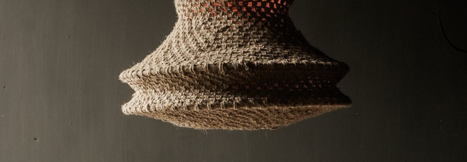 Hängelampe aus Jute