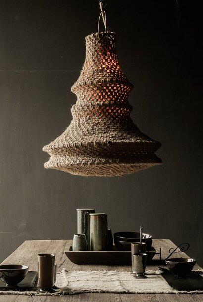 Hängelampe aus Jute