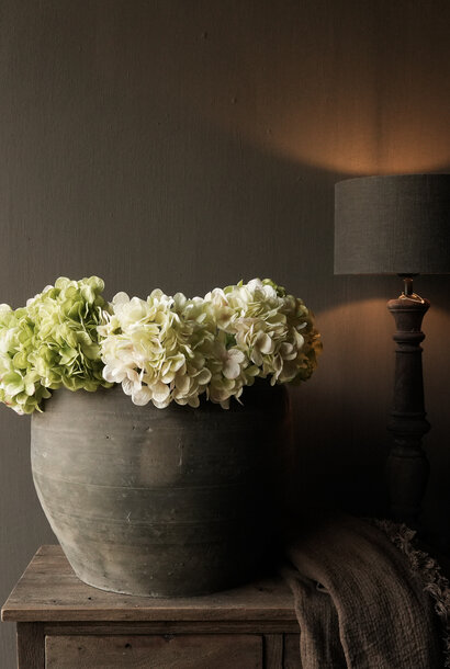 Unique Old Pottery Jug Brown/Gray