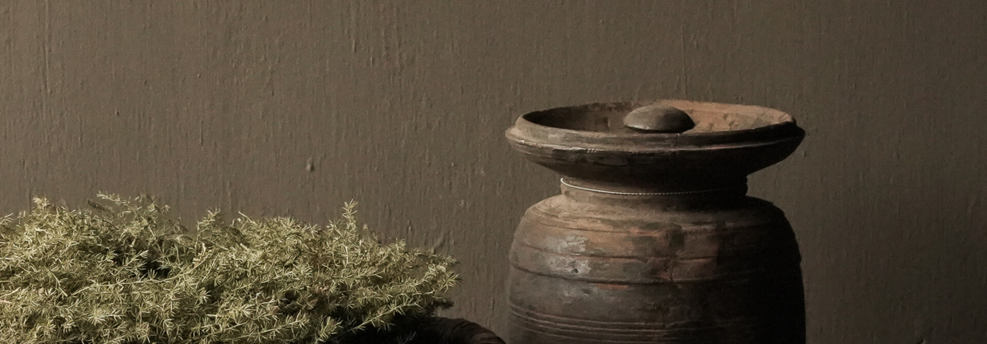 Authentic clay basket