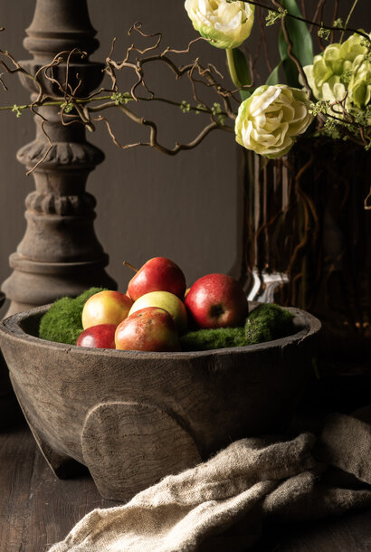 Houten schaal Boele LUKSA handgemaakt van oud hout