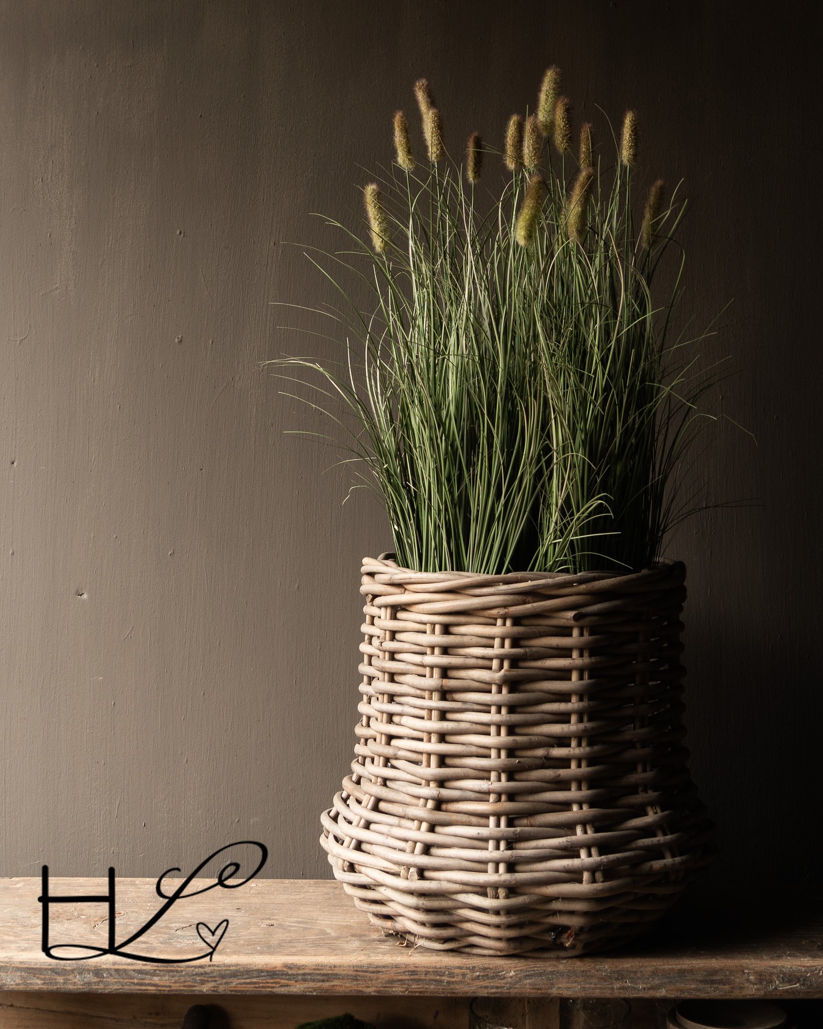 artificial grass Phalaris Reed grass with plumes-3