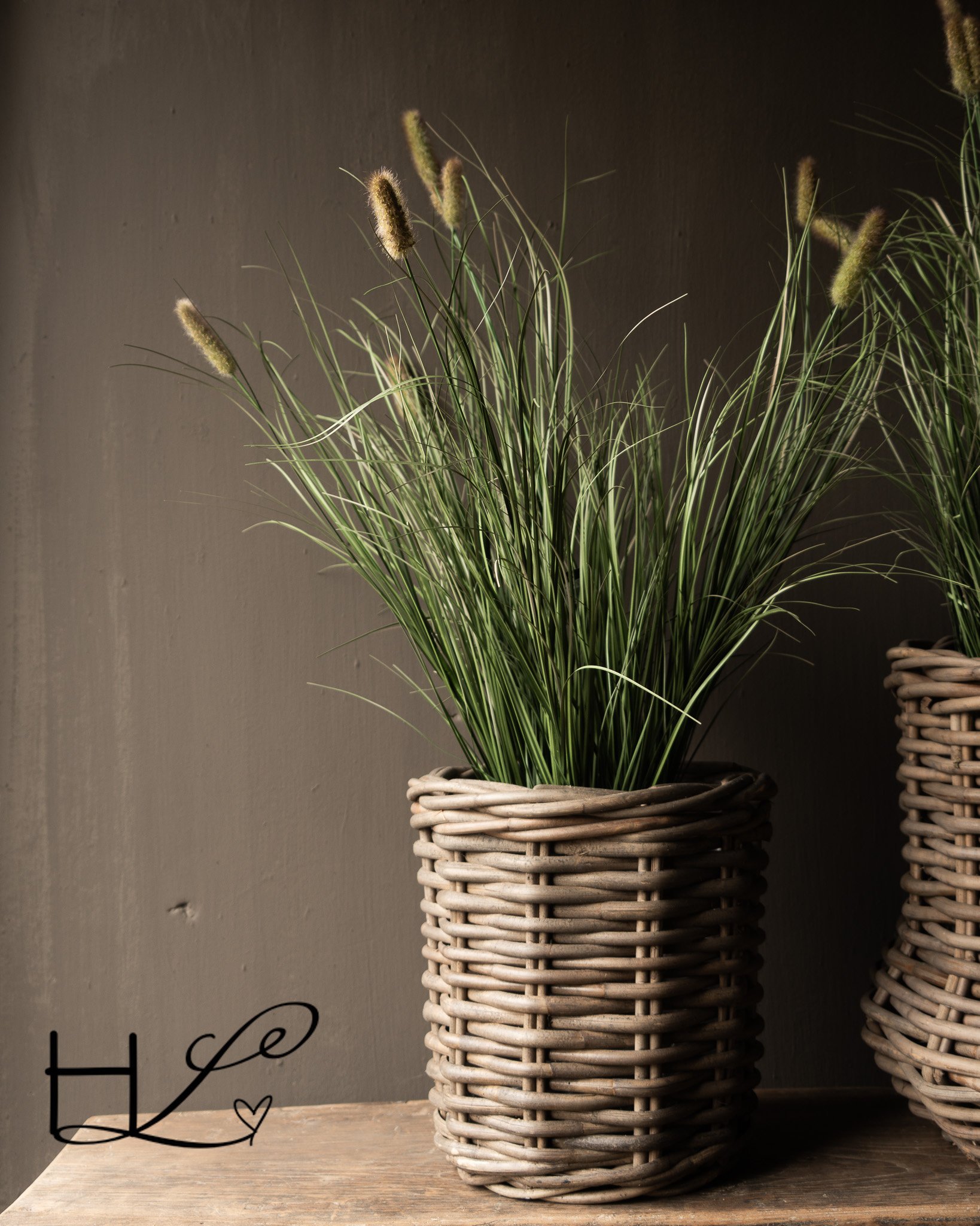 artificial grass Phalaris Reed grass with plumes-4