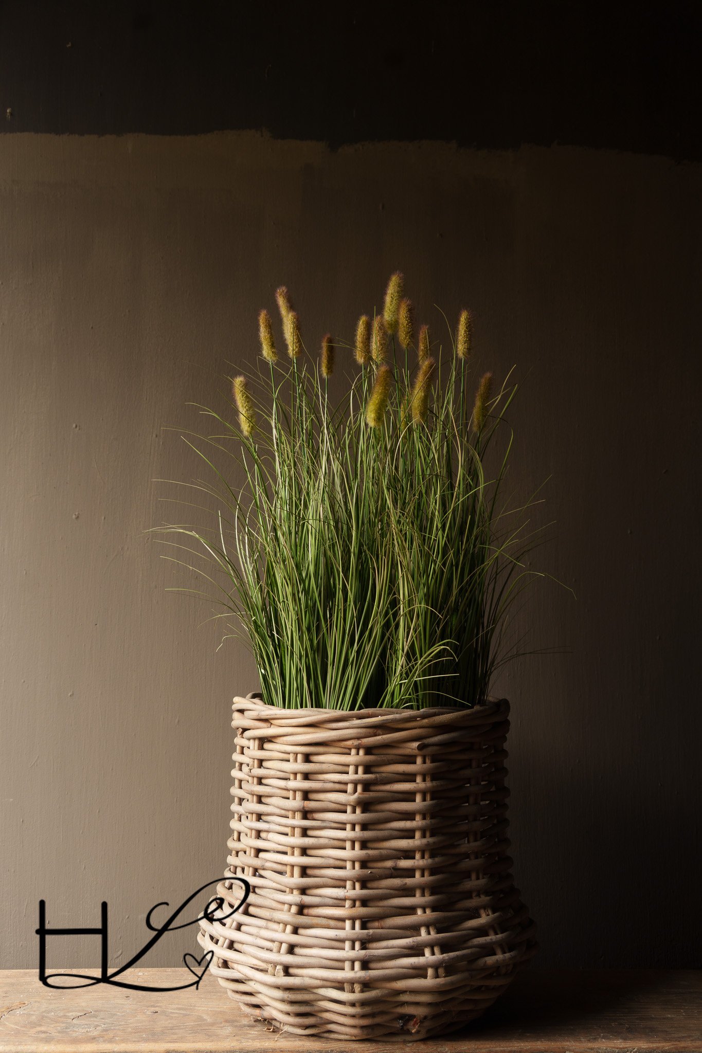 artificial grass Phalaris Reed grass with plumes-5