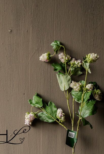 Silk-ka Artificial Hop Branch Lavender Green 77 cm | Luxury Art branch