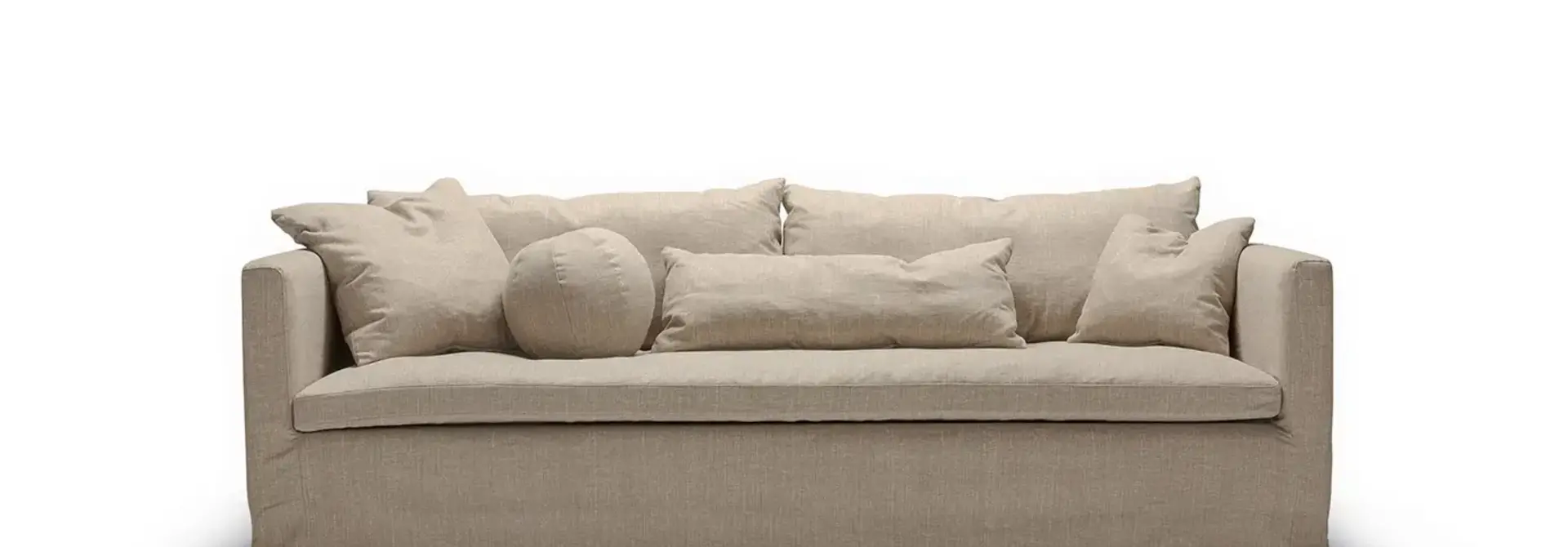 Bank Lill with loose linen loose cover