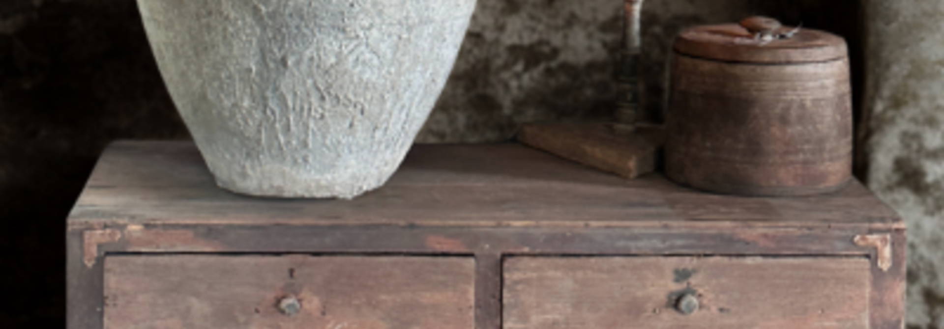 Uniek Authentiek oud Bureau/Buro Muurtafel LUKSA