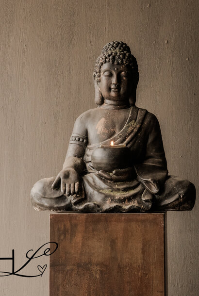 Magnesia Buddha innen hohl