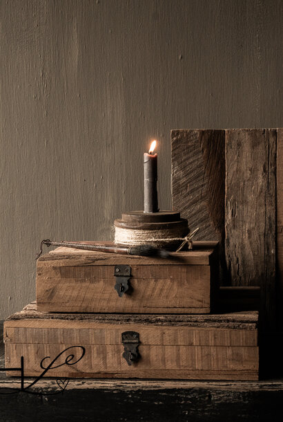 Uniek driftwood houten opberg kistje