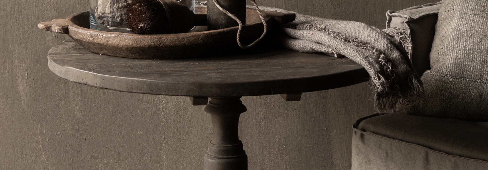 Authentiek houten Wijntafel