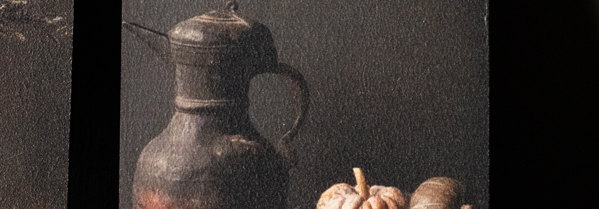 Foto auf Holz – ländliches Stillleben