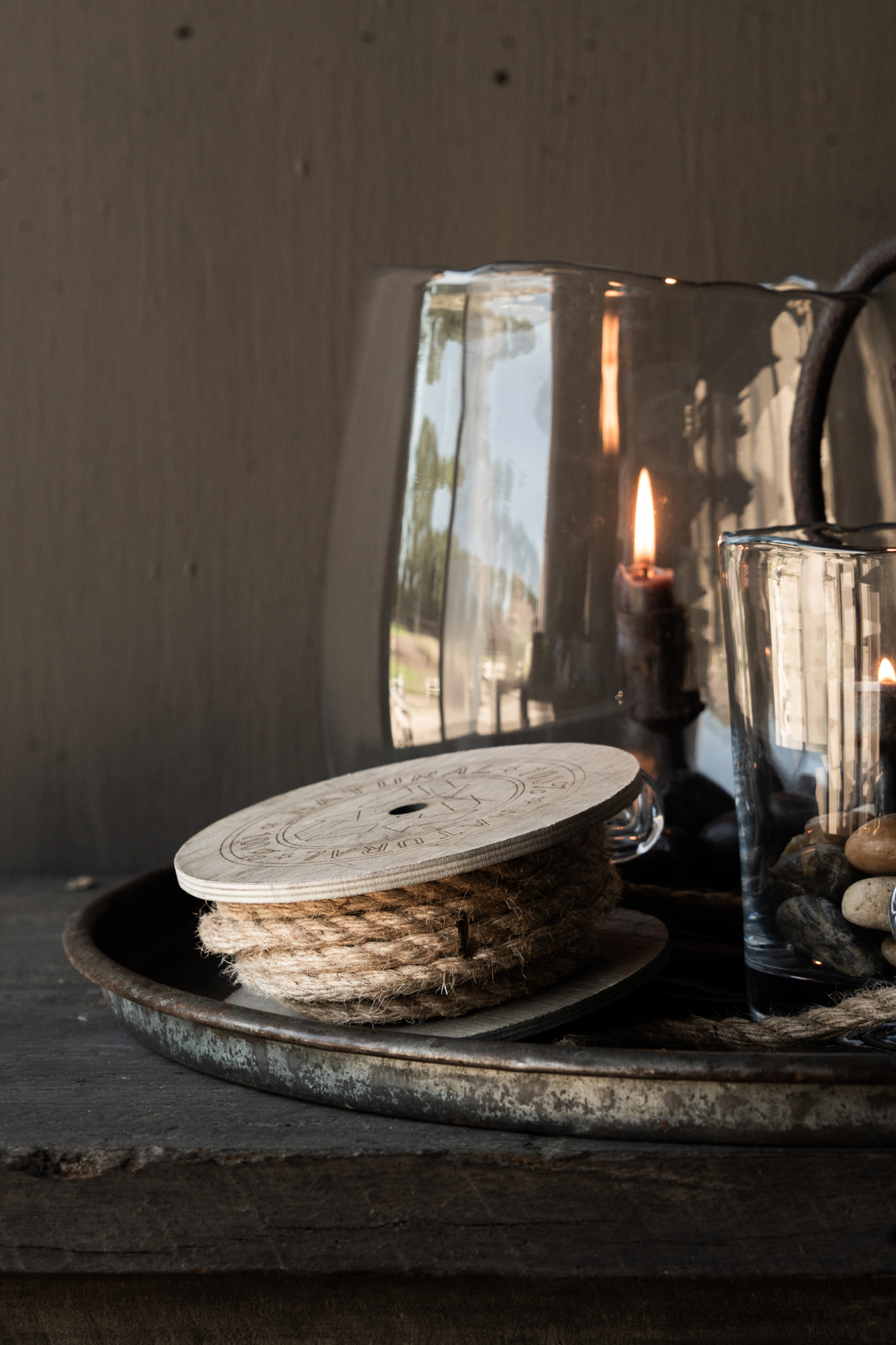 Juteseil auf Spule-1