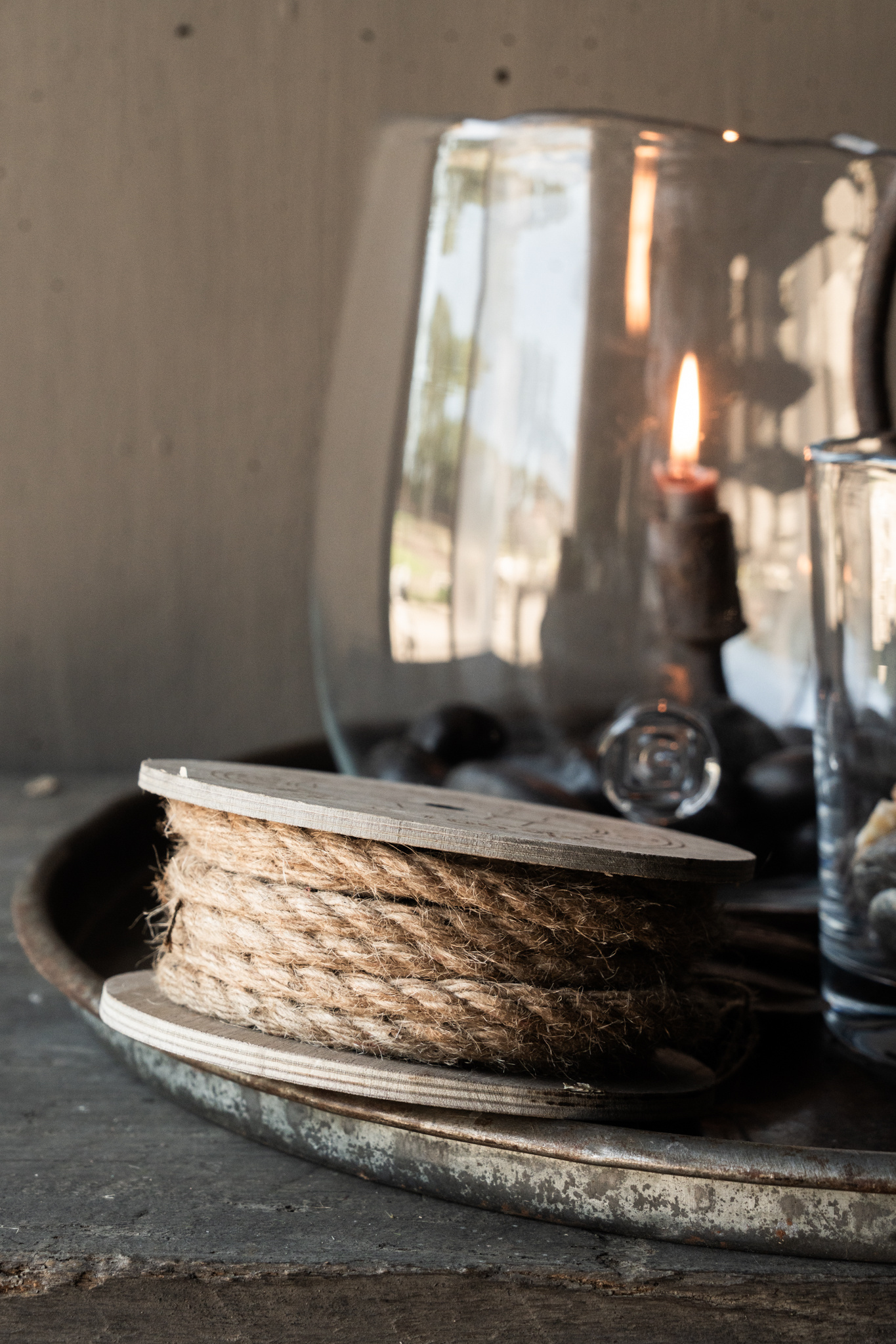 Juteseil auf Spule-4