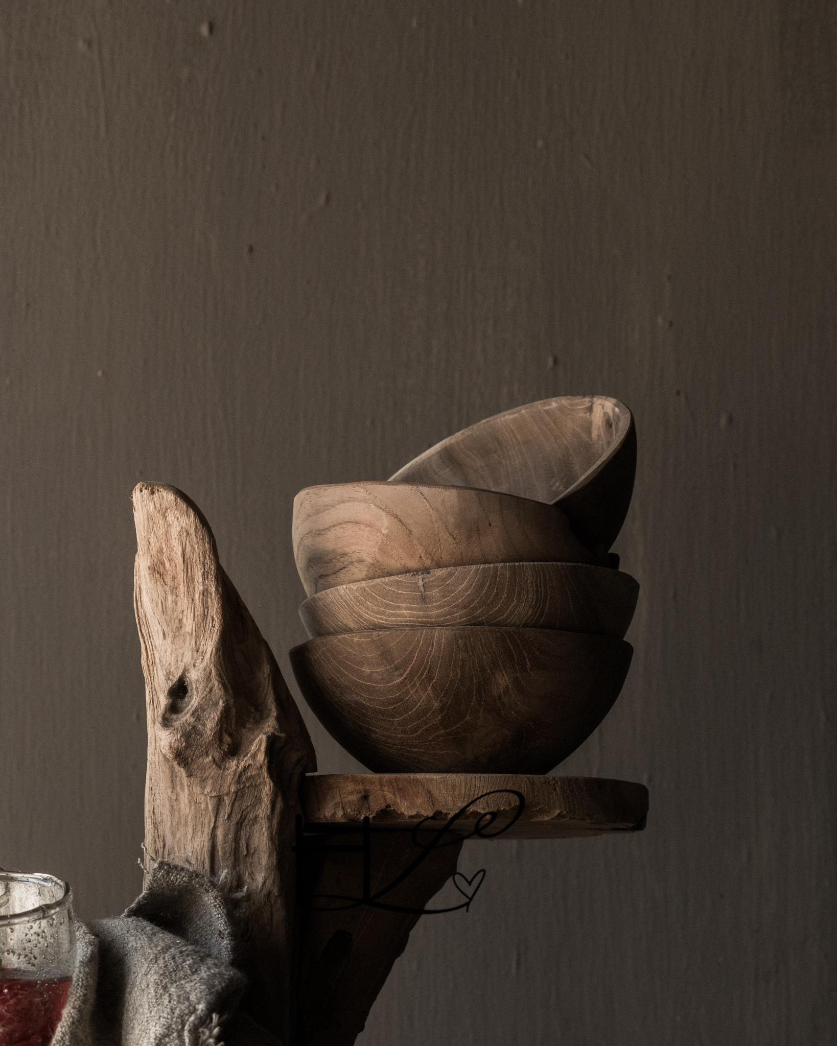 Kommen Sie gewachstes Teakholz-1