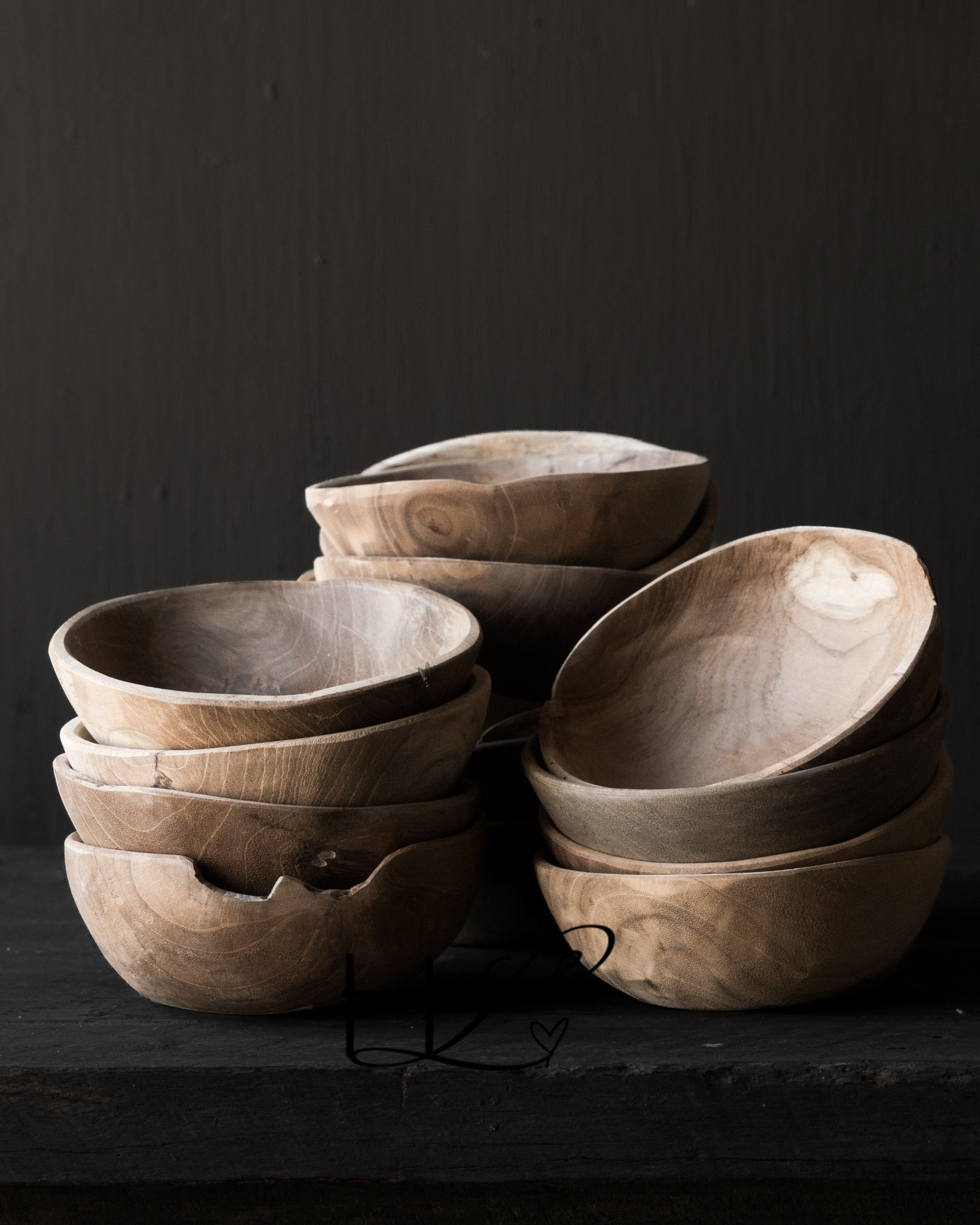 Kommen Sie gewachstes Teakholz-2