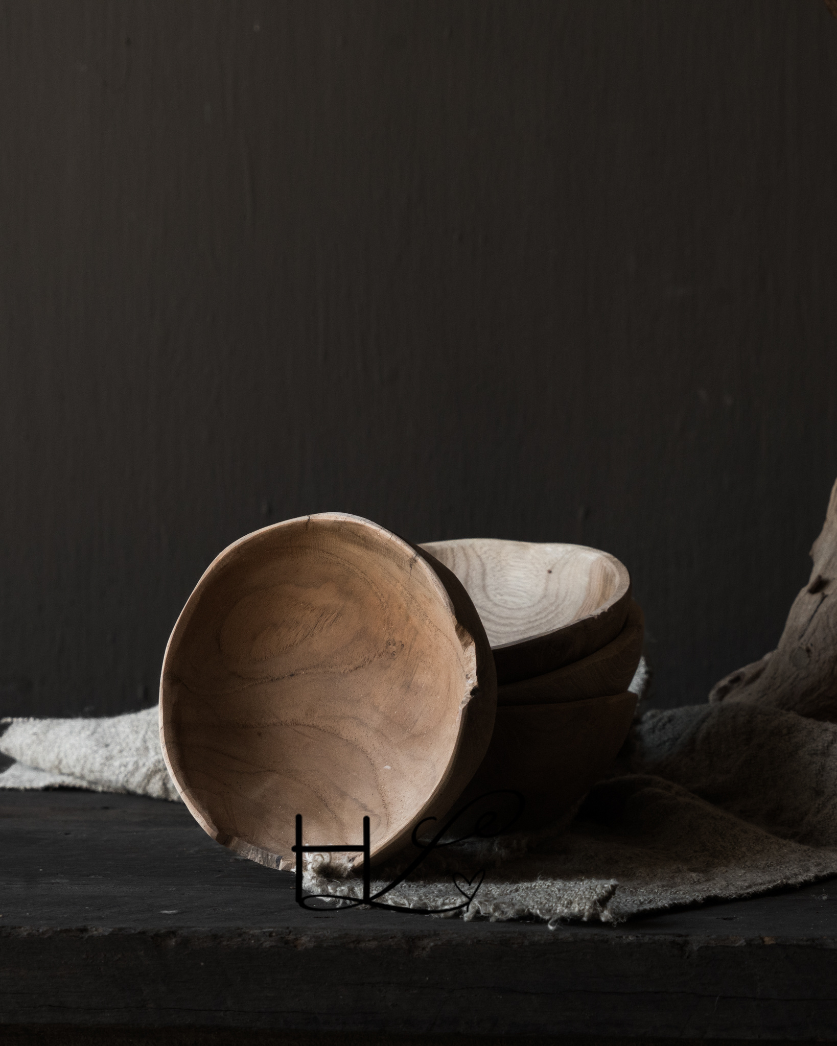 Kommen Sie gewachstes Teakholz-4