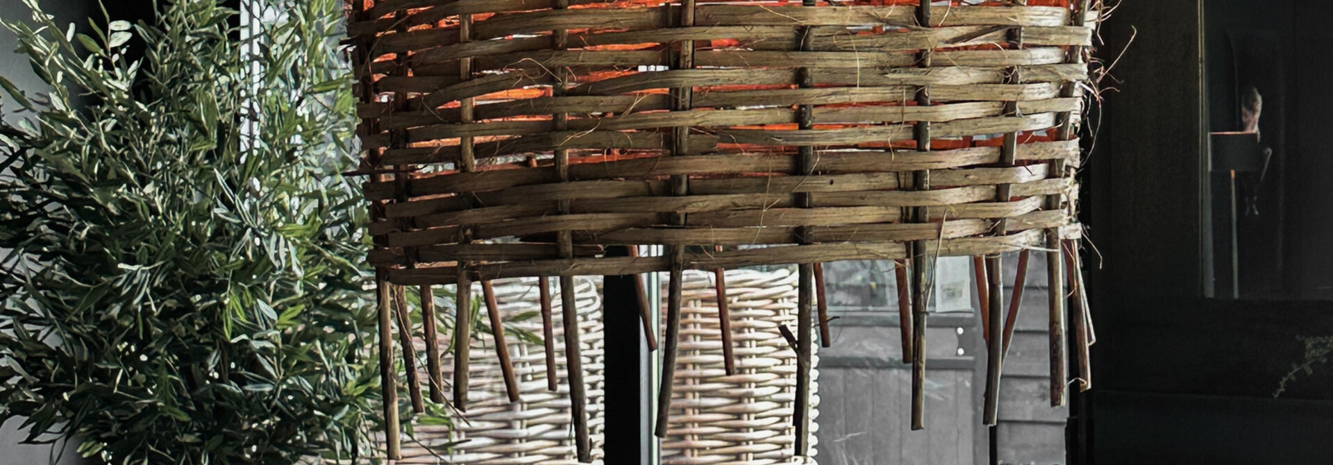 Rattan pendant lamp XXL – Handmade & atmospheric