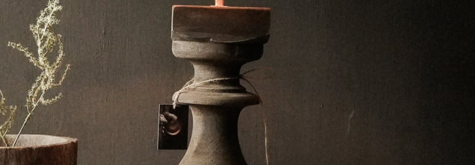 Stoer Houten Baluster lamp