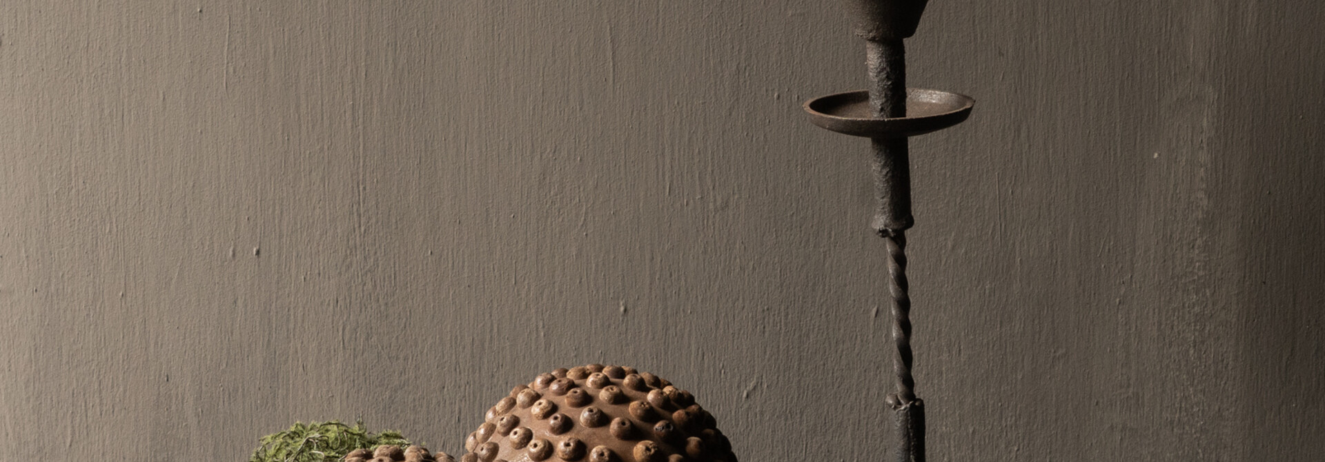 Cool wooden ball with wooden studs