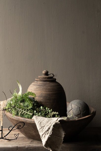 Schöne, robuste, einzigartige Holzschale/-schale