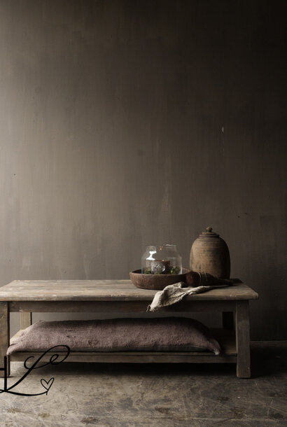 Salontafel  gemaakt in India van oud  gebruikt hout   150cm
