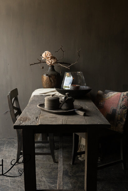 Sturdy old wooden dining tables Old Farm