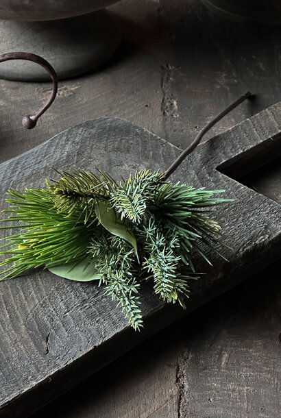 Süßer kleiner gemischter grüner Weihnachtsstecker