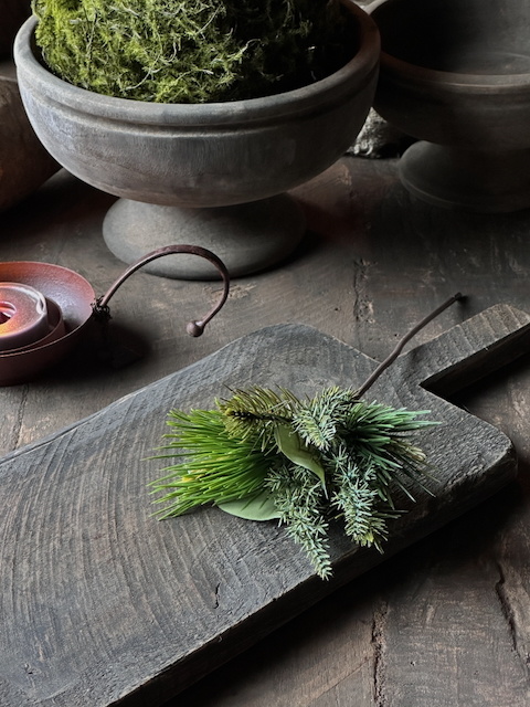 Klein gemixt kerstgroen steker – 25 cm-2