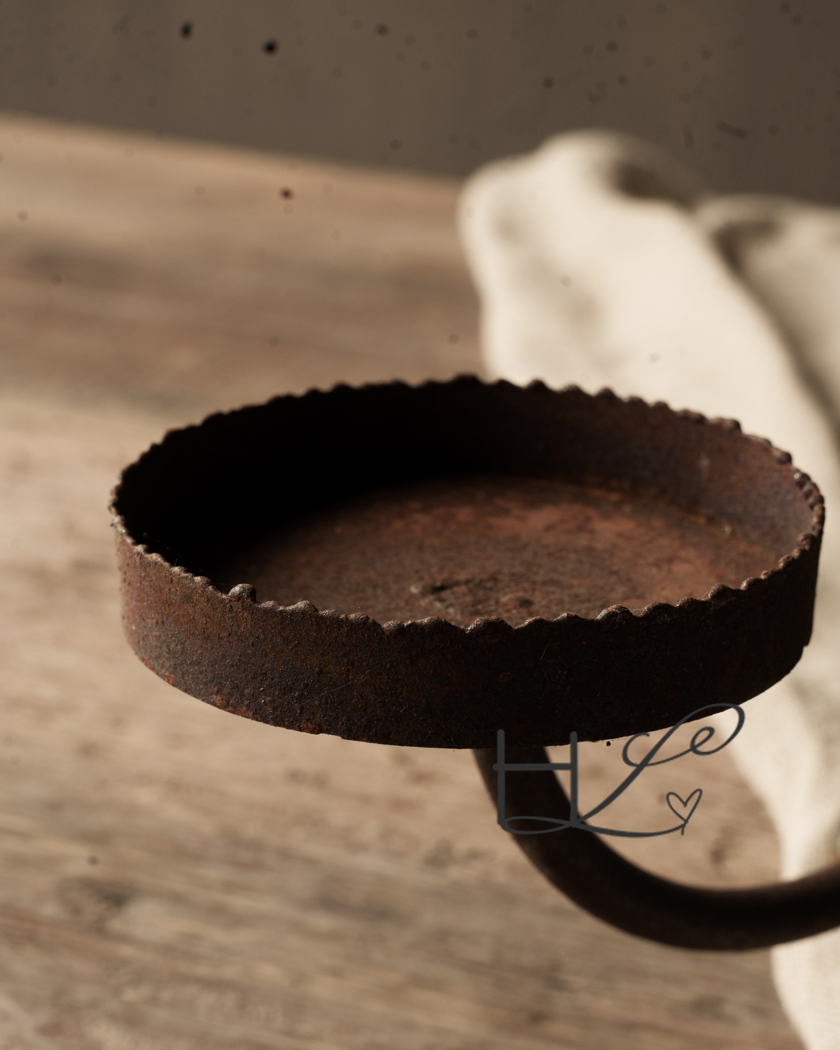 iron lantern hanging candlestick pure Living rust-9