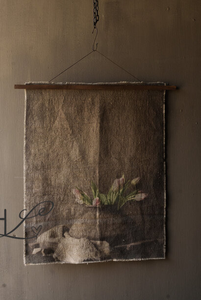 Wall tapestry on pure linen
