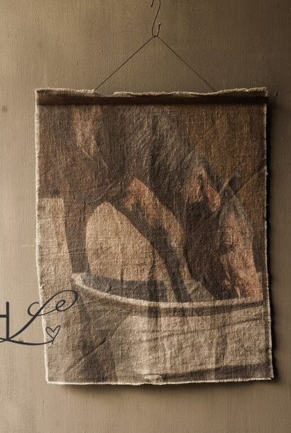 Wandteppich aus reinem Leinen