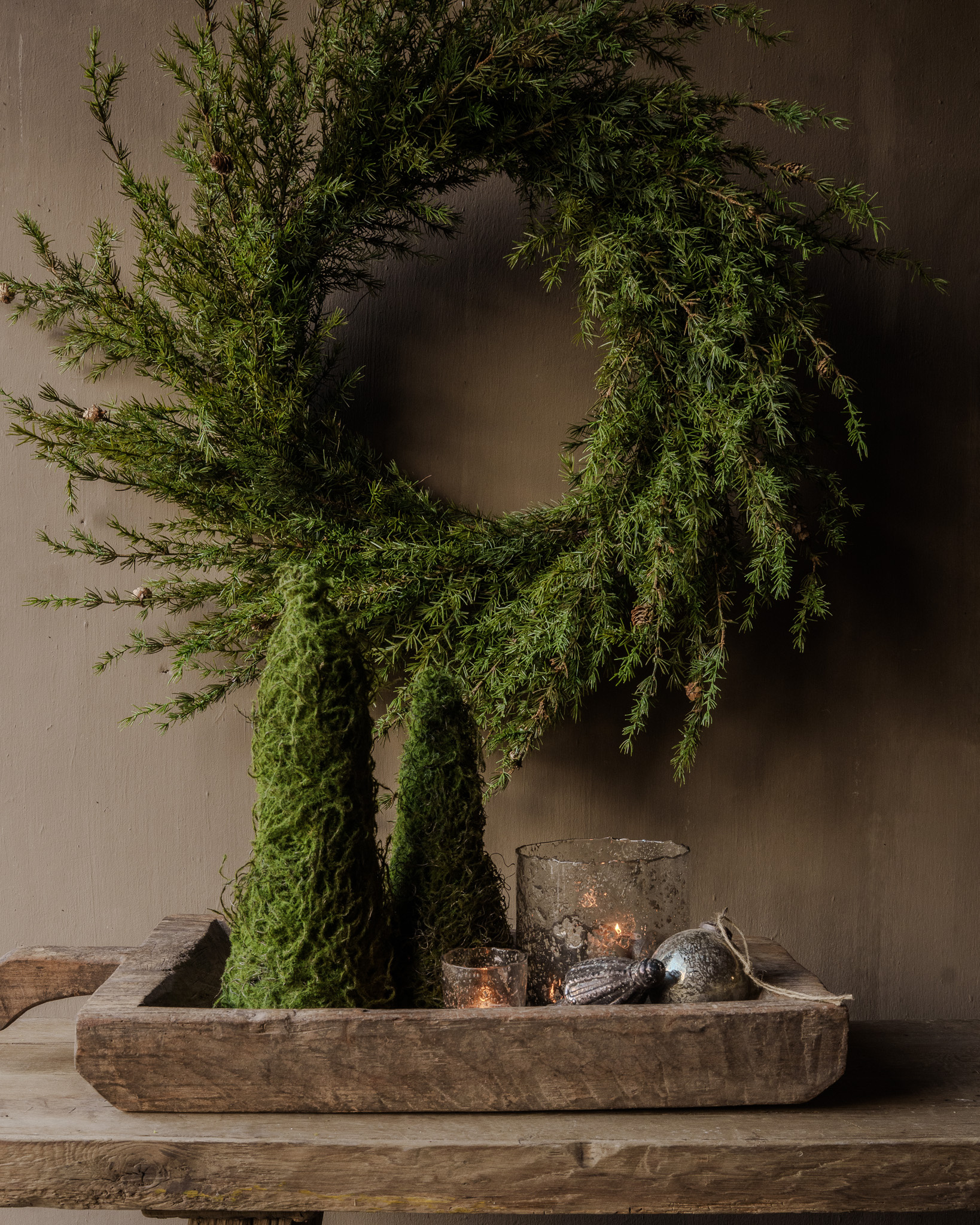 Houten Trog /Dienblad /Bak-2