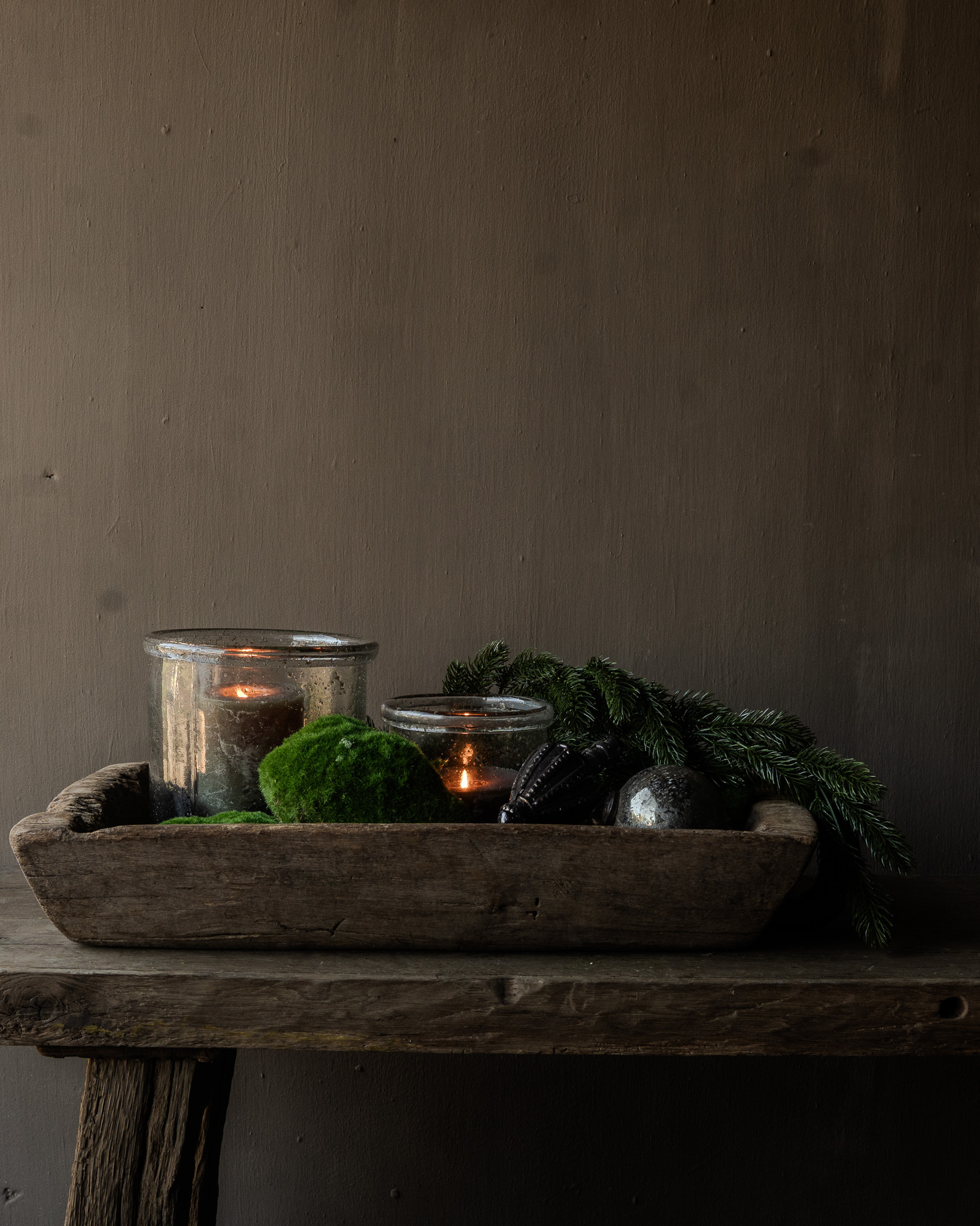 Wooden Trough / Tray / Container-1