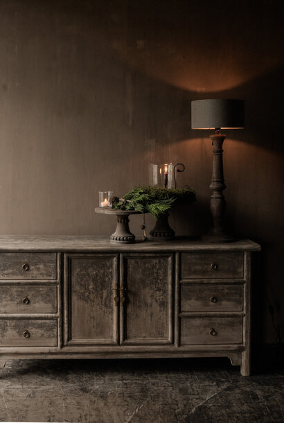 Wabi Sabi Wooden Sideboard aus verwittertem Holz