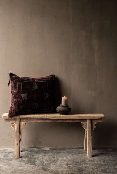 Authentische chinesische Ulmenholzbank