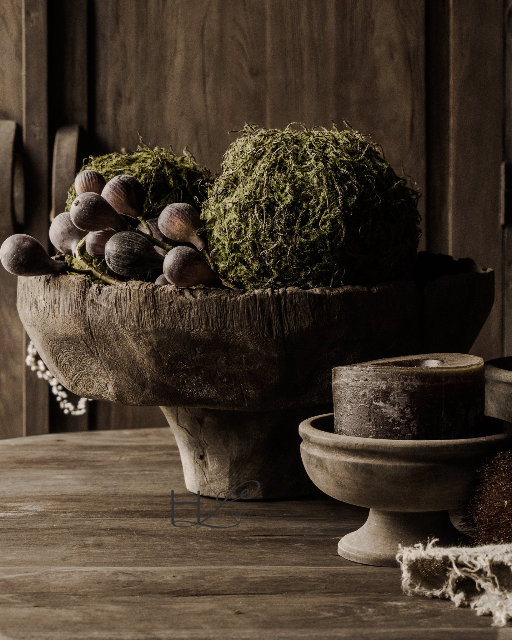 Schöne, robuste, einzigartige, unvollkommene Holzschale/-schale-4