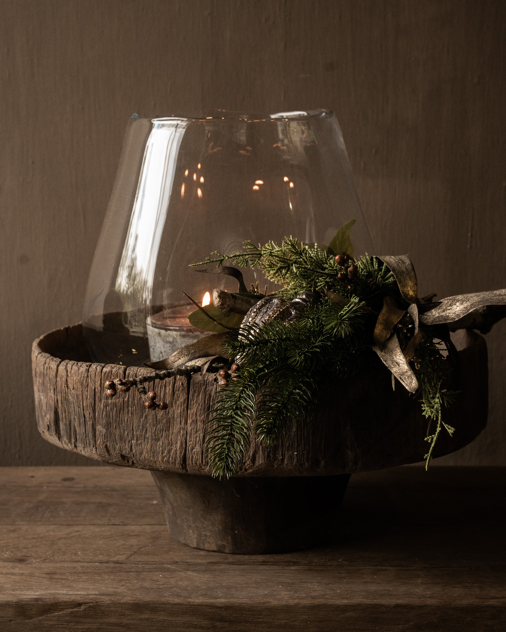 Schöne, robuste, einzigartige, unvollkommene Holzschale/-schale-2