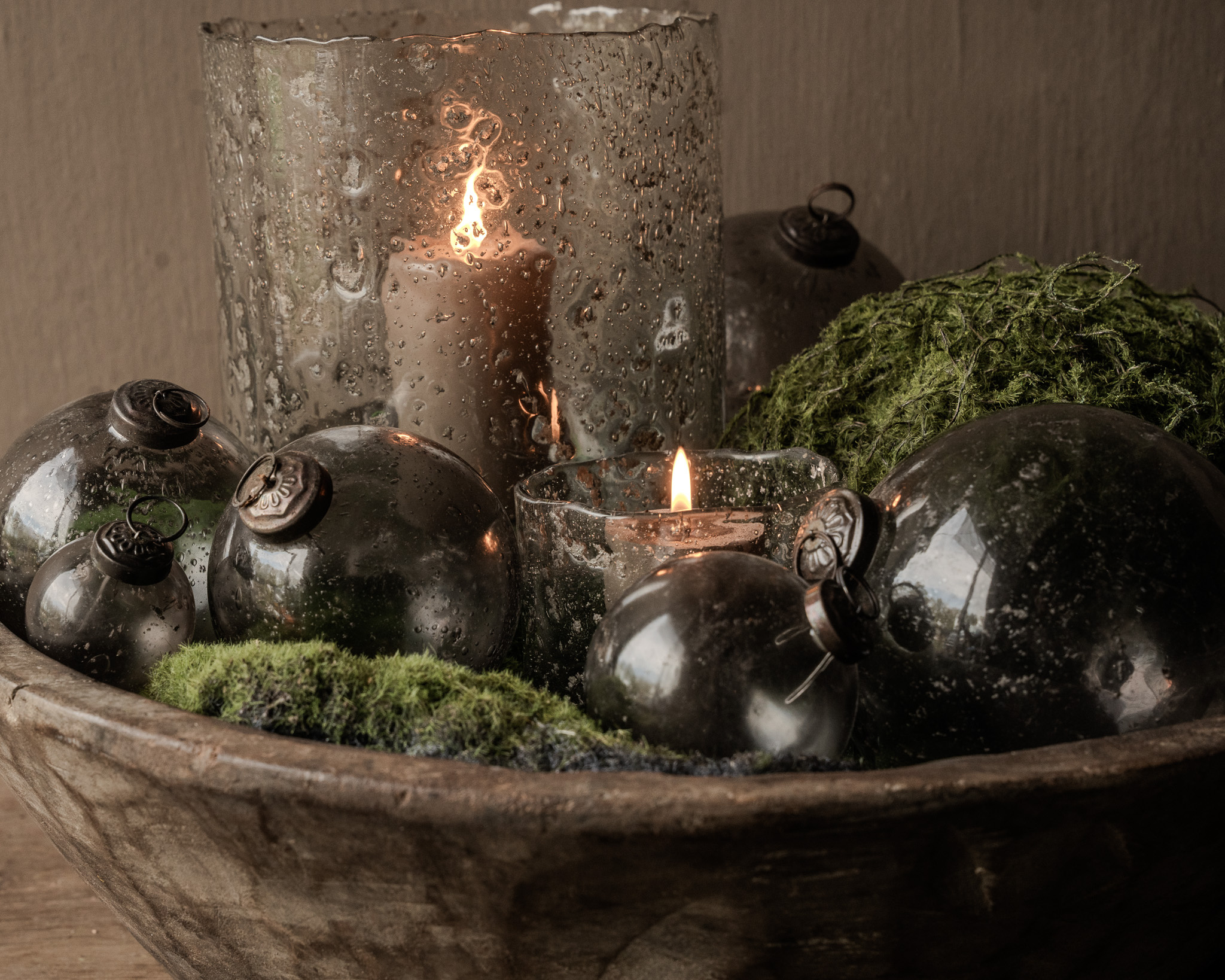 Authentic old wooden Nepalese bowl-5