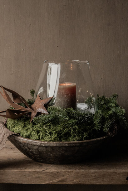 Authentic old wooden Nepalese bowl