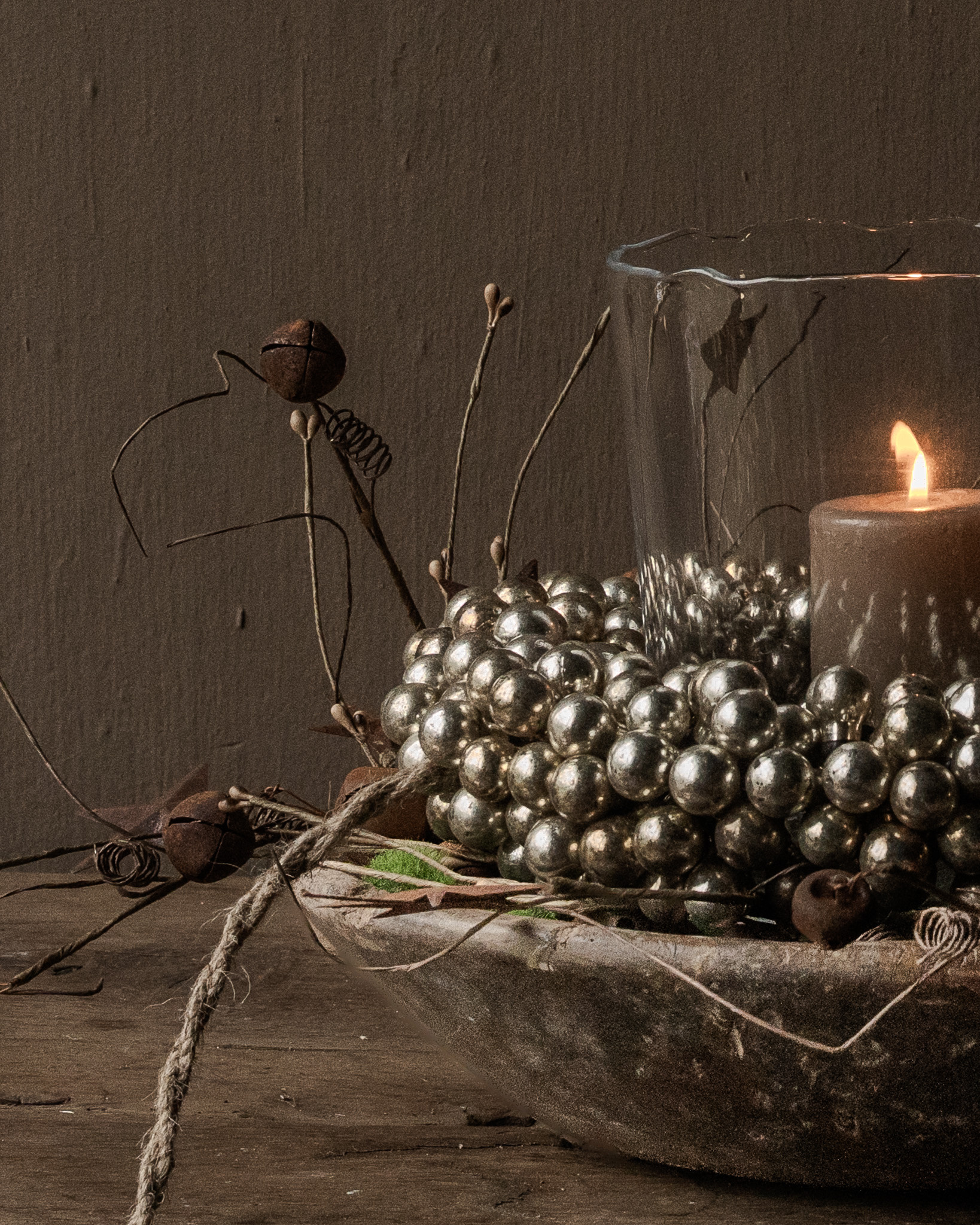 Klein authentiek houten wabi sabi schaaltje-2