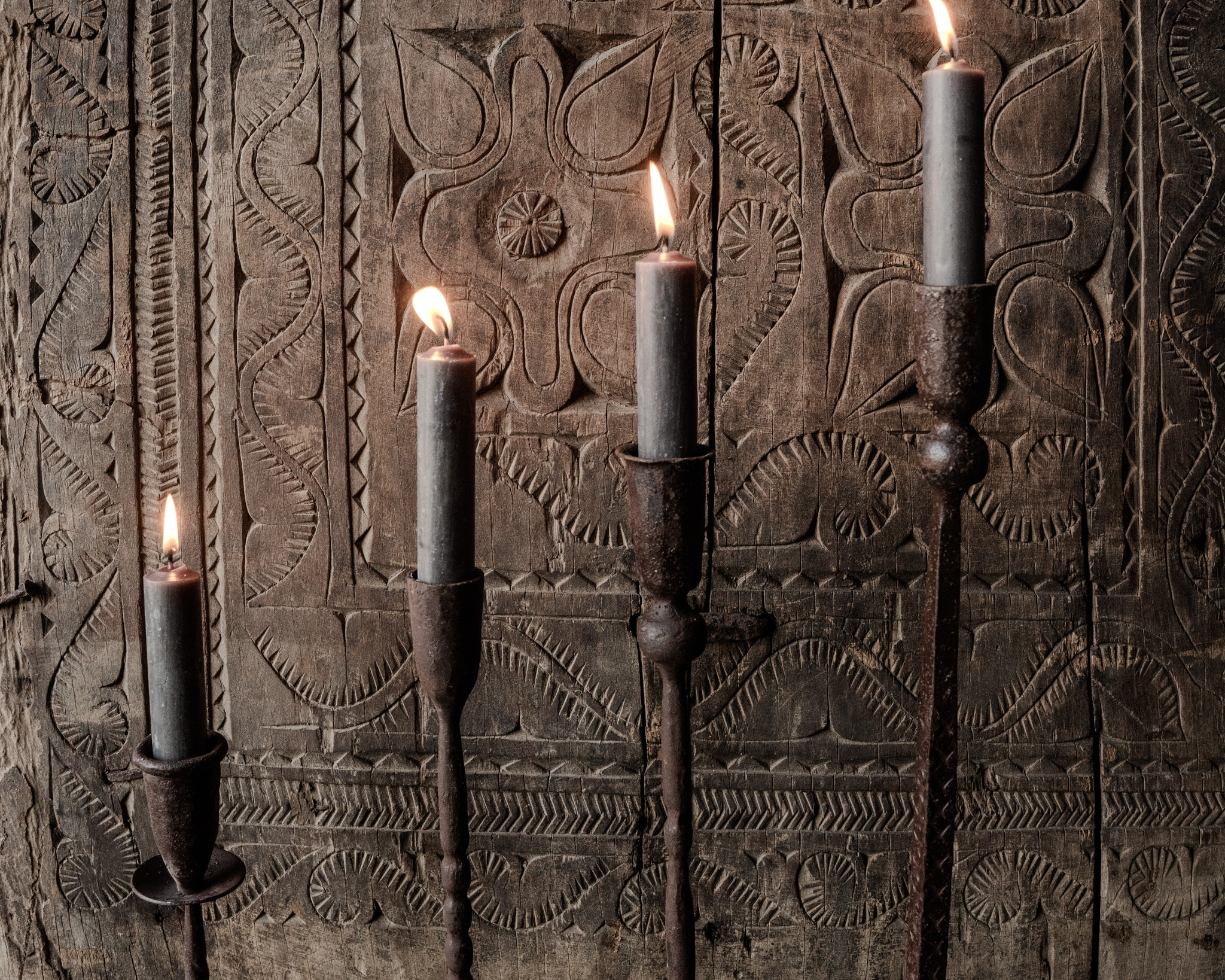 Dusk iron candlesticks by HOFFZ interior-5