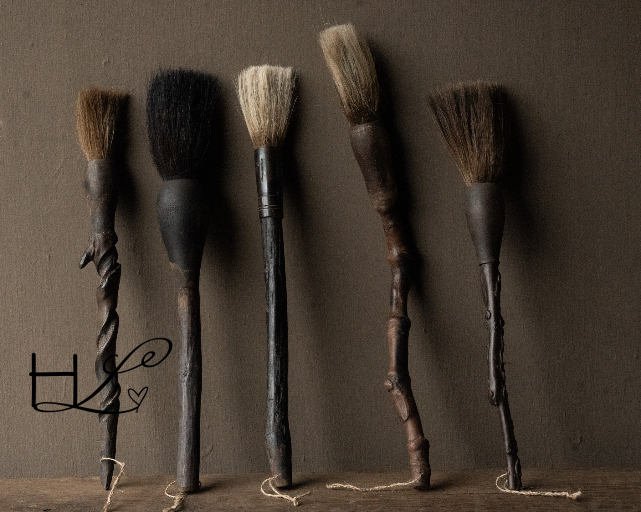Unique wooden calligraphy brush-4