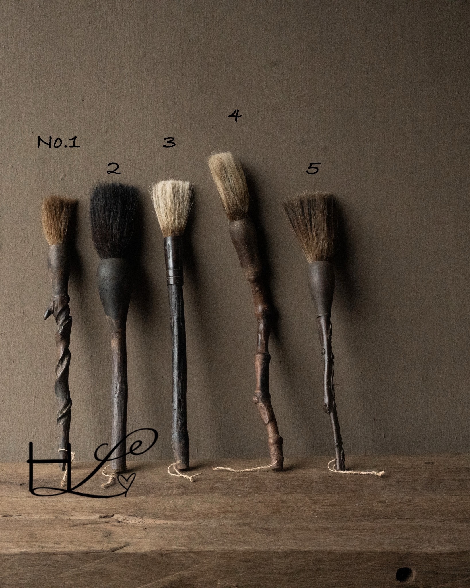 Unique wooden calligraphy brush-3