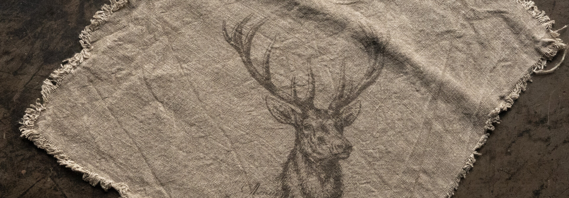 Shabby doekje small Rendier