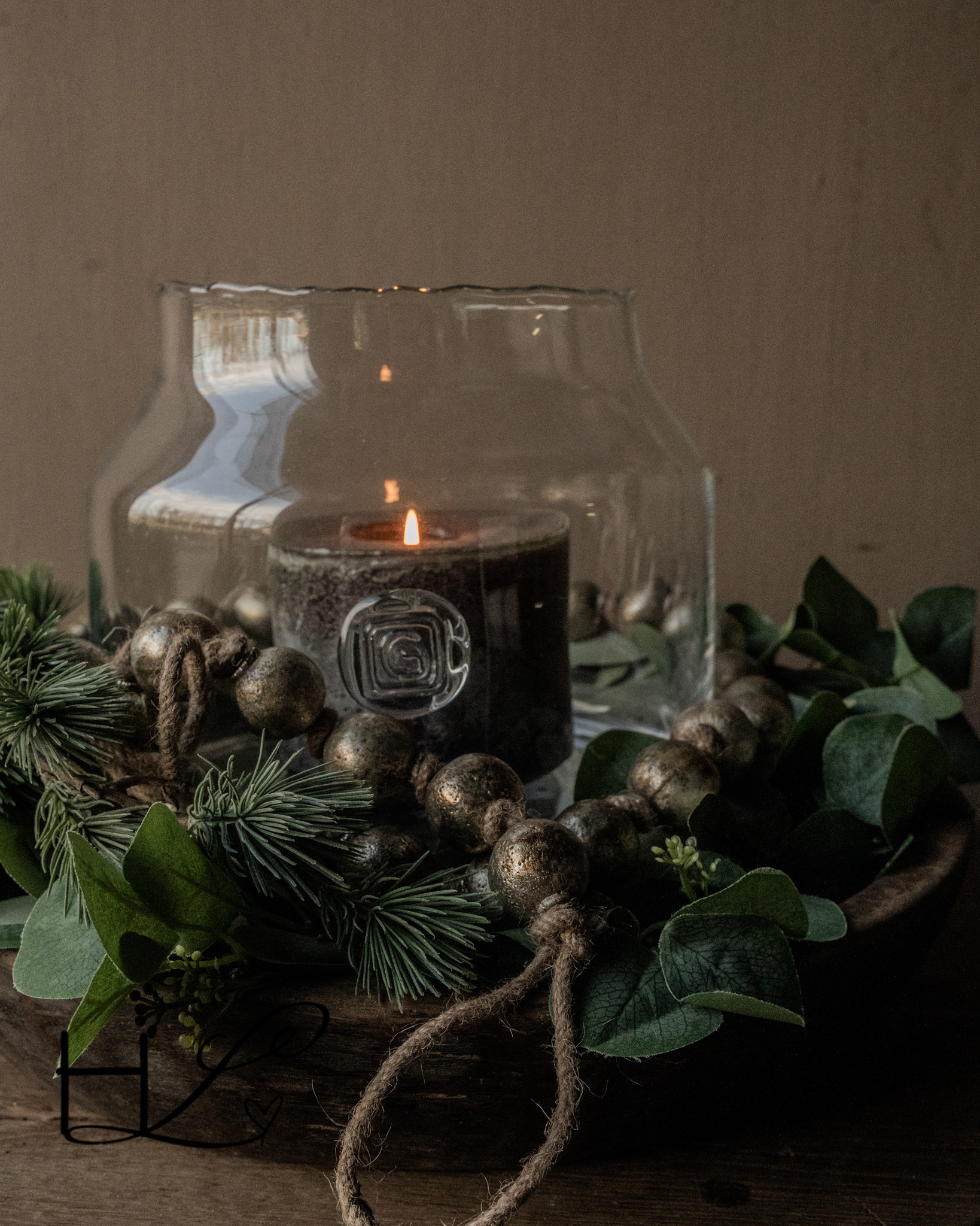 Authentic wooden wabi-sabi bowl-5