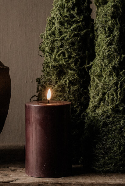 Led Candle de luxe home art Bourgogne Red from