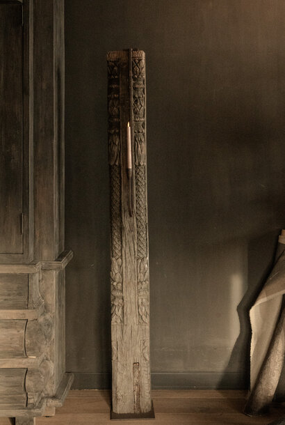 Authentieke Indisch Houten pilaar